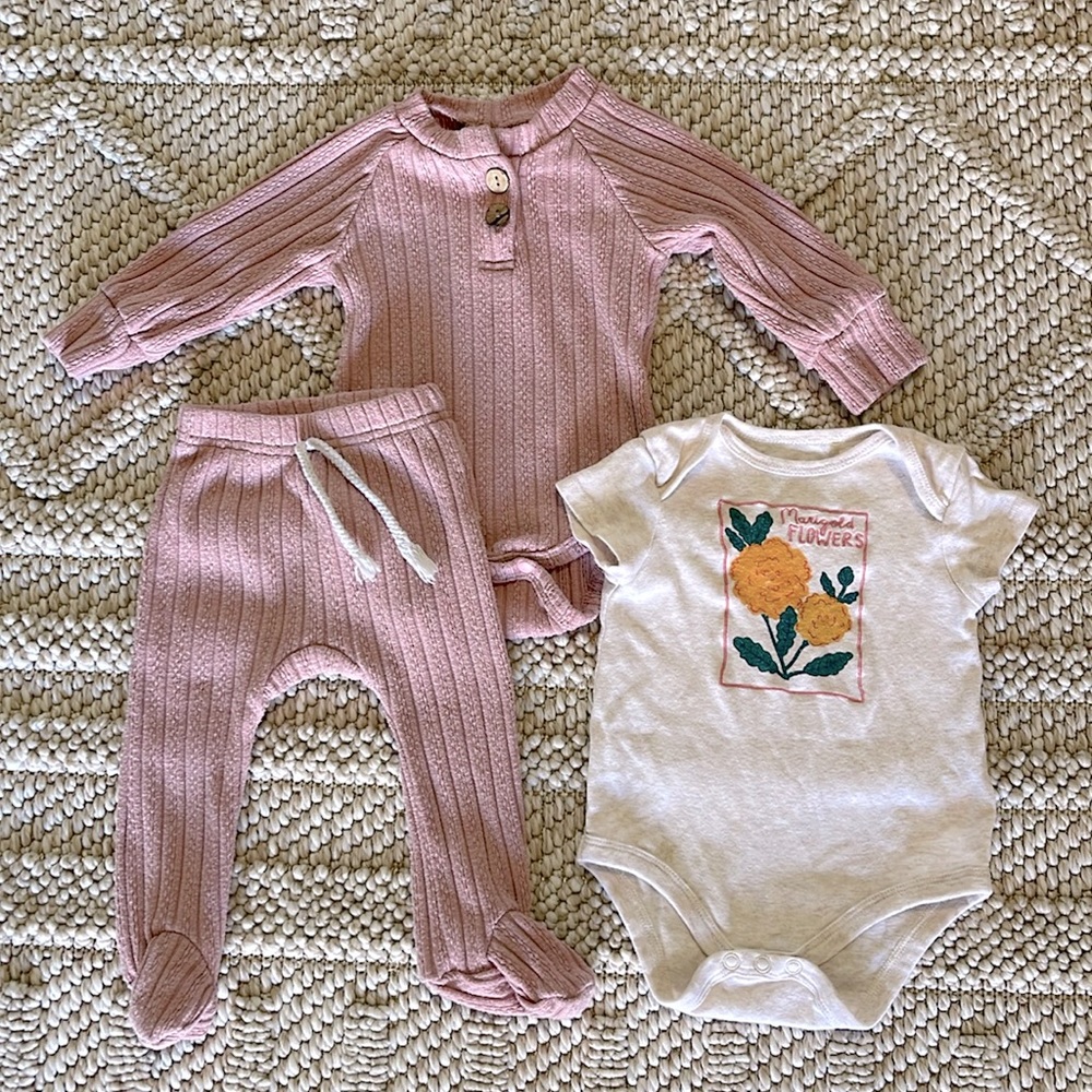 Baby girls matching outfit